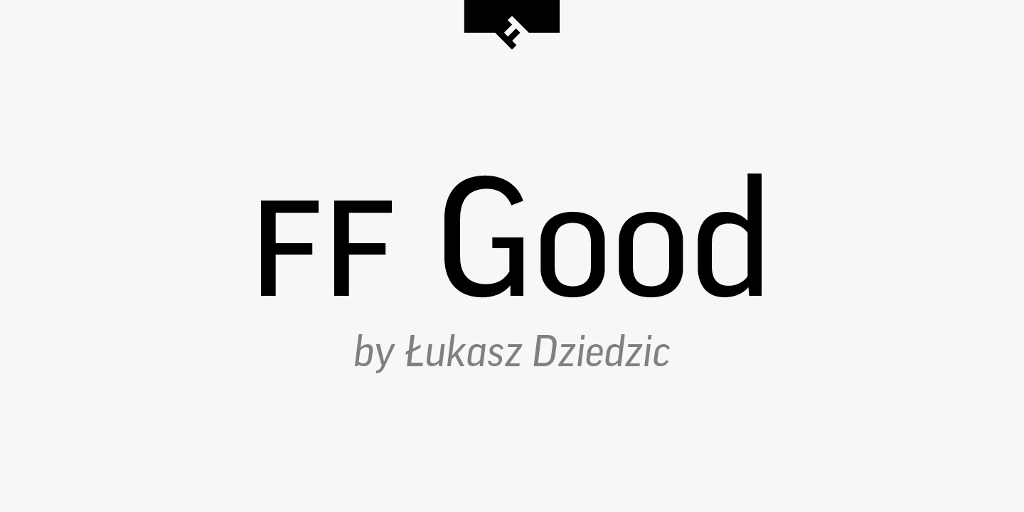 Пример шрифта FF Good Pro Compressed #1